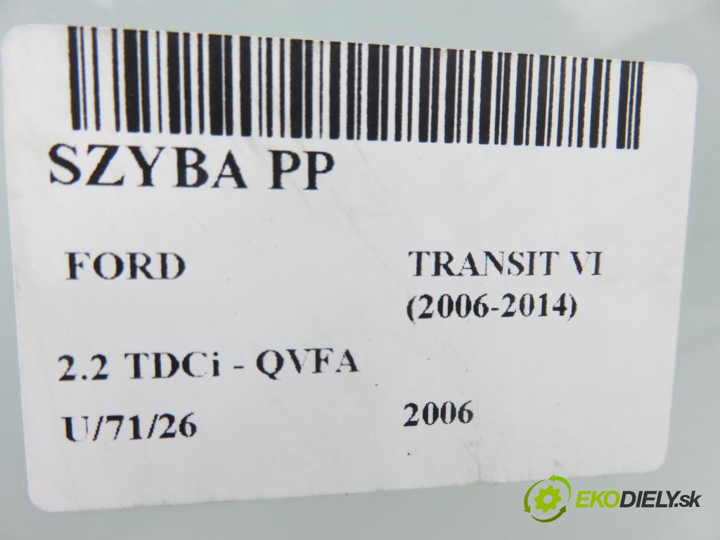 FORD TRANSIT Furgon (FA_ _) FURGON 2006 81,00 2.2 TDCi - QVFA 2198,00 okno PP