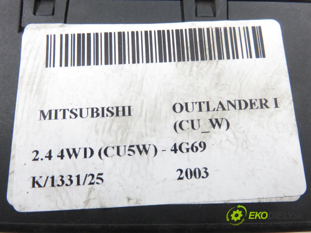 MITSUBISHI OUTLANDER I (CU_W) SUV 2003 118,00 2.4 4WD 160 (CU5W) - 4G69 2378,00 riadiaca jednotka / MODUL INNE: 86279500