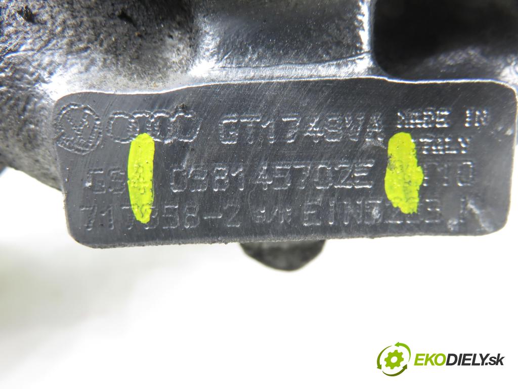 AUDI A4 (8E2, B6) SEDAN 2001 96,00 1.9 TDI PD 130 - AWX 1896,00 RYCHLONABÍJEČKA: 038145702E (Kompletní turbodmychadlo)