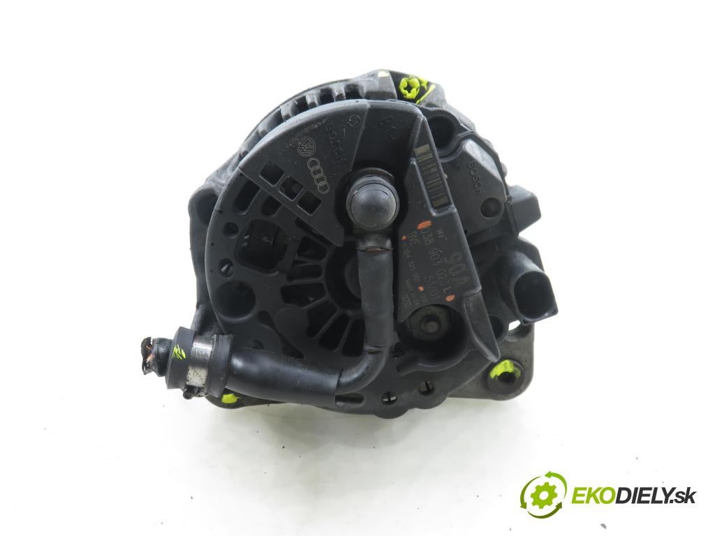 VW GOLF IV Variant (1J5) KOMBI 2002 96,00 1.9 TDI - ASZ 1896,00 Alternátor 038903023L ; 0124325001 (Alternátor)