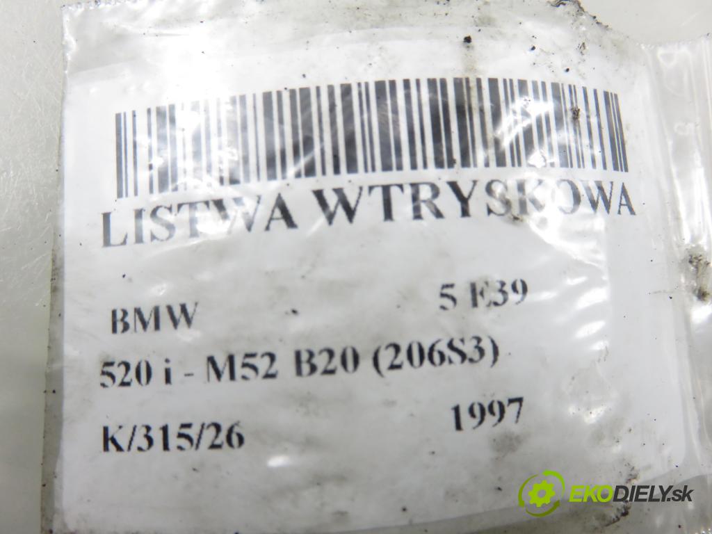 BMW 5 (E39) SEDAN 1997 110,00 520 i 150 - M52 B20 (206S3) 1991,00 lišta vstřikovací 0280150415 ; 0280160597 (Vstřikovací lišta)