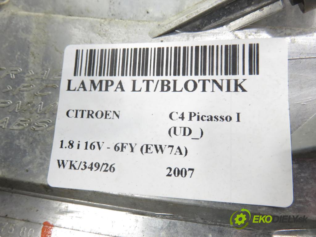 CITROEN C4 Picasso I (UD_) MINIVAN 2007 92,00 1.8 i 16V - 6FY (EW7A) 1749,00 světlo levé zadní 9653547580