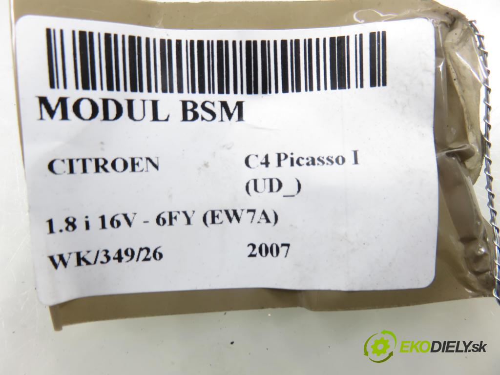 CITROEN C4 Picasso I (UD_) MINIVAN 2007 92,00 1.8 i 16V - 6FY (EW7A) 1749,00 MODUL BSM 9661708080
