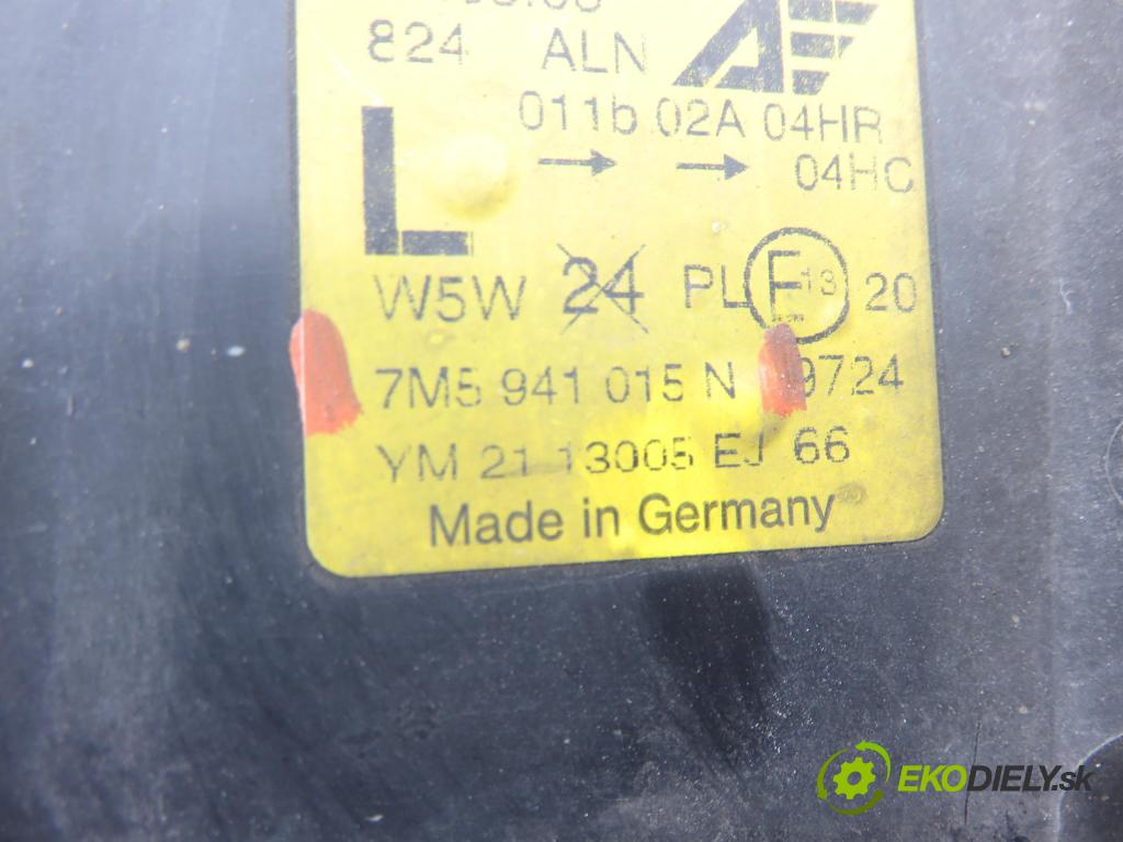 FORD GALAXY (WGR) MINIVAN 2003 66,00 1.9 TDI PD 90 - ANU 1896,00 světlo LP 7M5941015N ; YM2113005EJ ; 0301183201