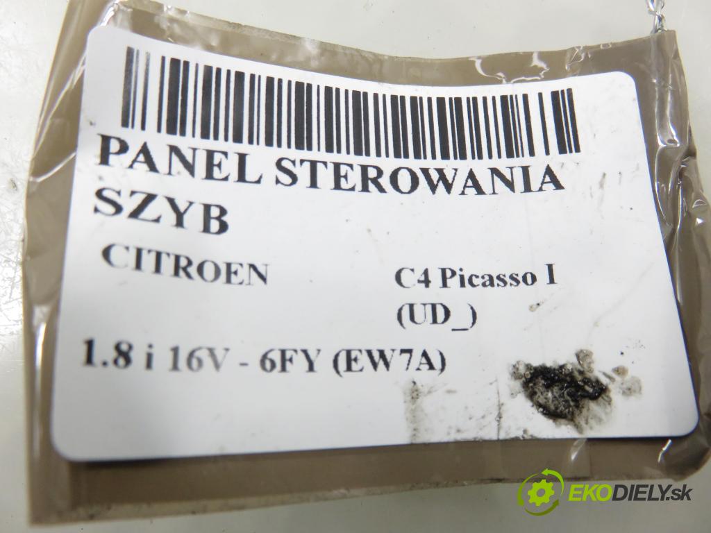 CITROEN C4 Picasso I (UD_) MINIVAN 2007 92,00 1.8 i 16V - 6FY (EW7A) 1749,00 Panel ovládania okien 96639383ZD