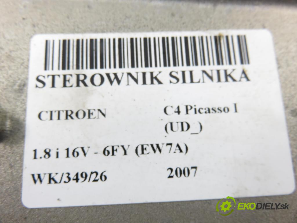 CITROEN C4 Picasso I (UD_) MINIVAN 2007 92,00 1.8 i 16V - 6FY (EW7A) 1749,00 řídící jednotka motora 9662402080