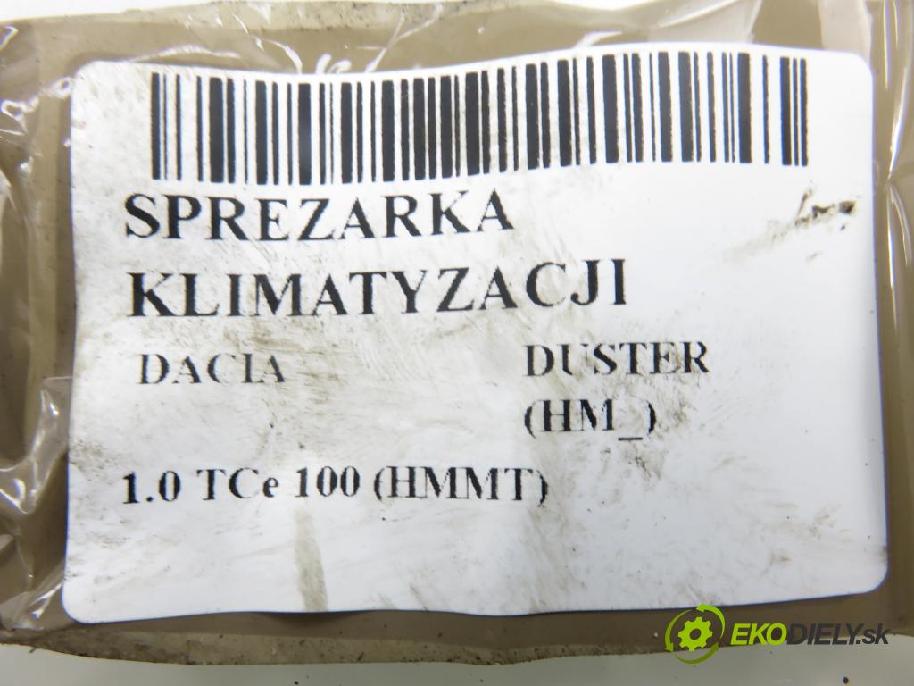 DACIA DUSTER (HM_) SUV 2021 74,00 1.0 TCe 100 (HMMT) 999,00 KOMPRESOR: klimatizace T99133AA ; 926003541R (Kompresor klimatizace)