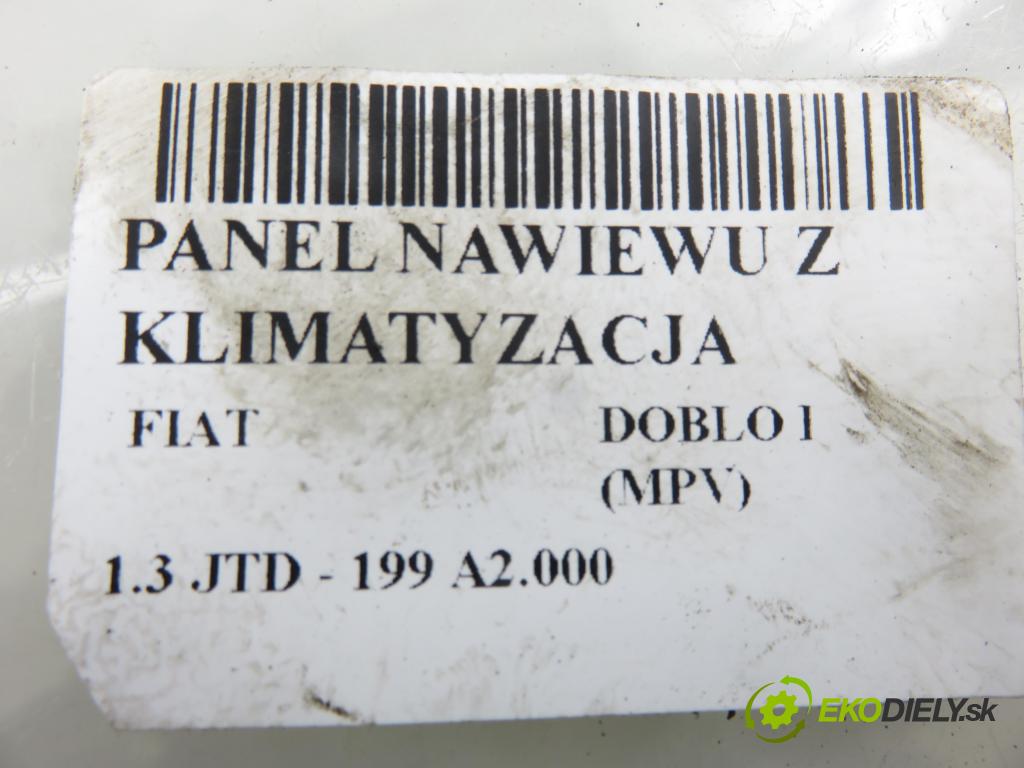 FIAT DOBLO nadwozie wielkoprzestrzenne (MPV) (119_, 223_) KOMBIVAN 2006 55,00 1.3 JTD - 199 A2.000 1248,00 Panel kúrenia 