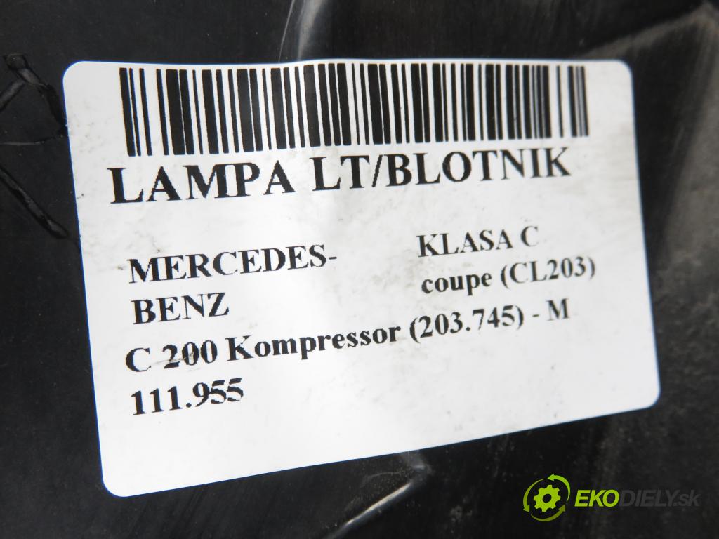 MERCEDES-BENZ KLASA C coupe (CL203) COUPE 2001 120,00 C 200 Kompressor (203.745) - M 111.955 1998,00 Svetlo ľavé zadné A2036200564