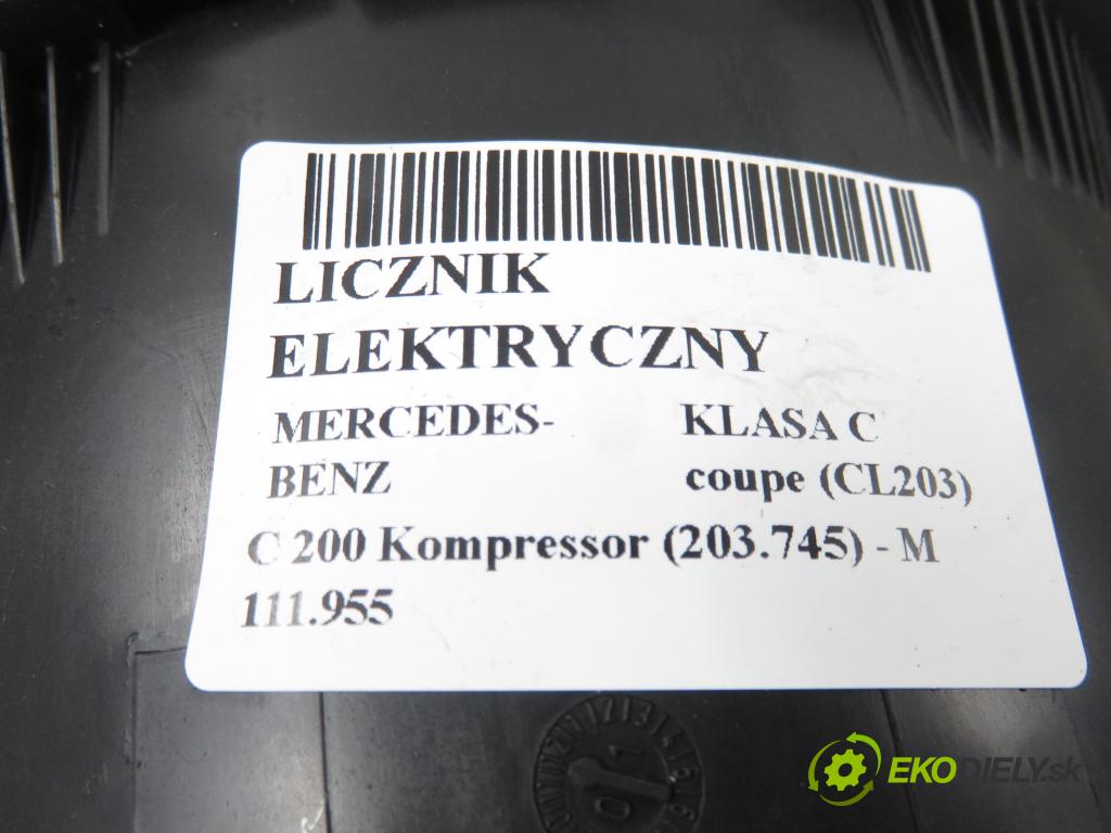 MERCEDES-BENZ KLASA C coupe (CL203) COUPE 2001 120,00 C 200 Kompressor (203.745) - M 111.955 1998,00 Prístrojovka elektrický A2035404111