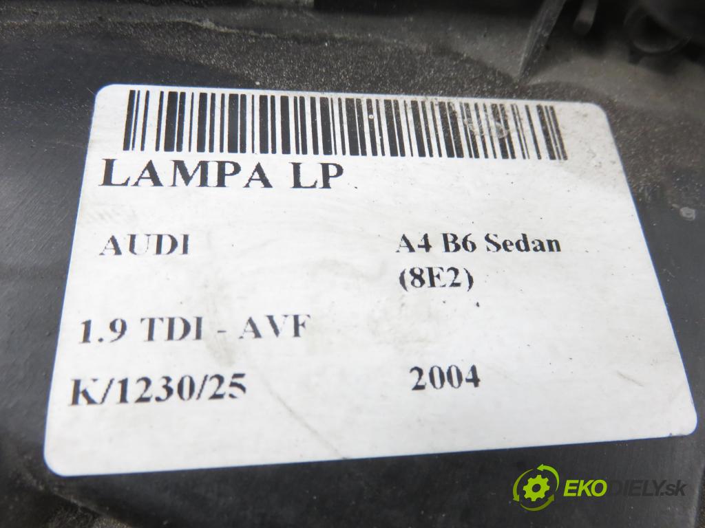 AUDI A4 (8E2, B6) SEDAN 2004 96,00 1.9 TDI PD 130 1896,00 světlo LP 8E0941003F