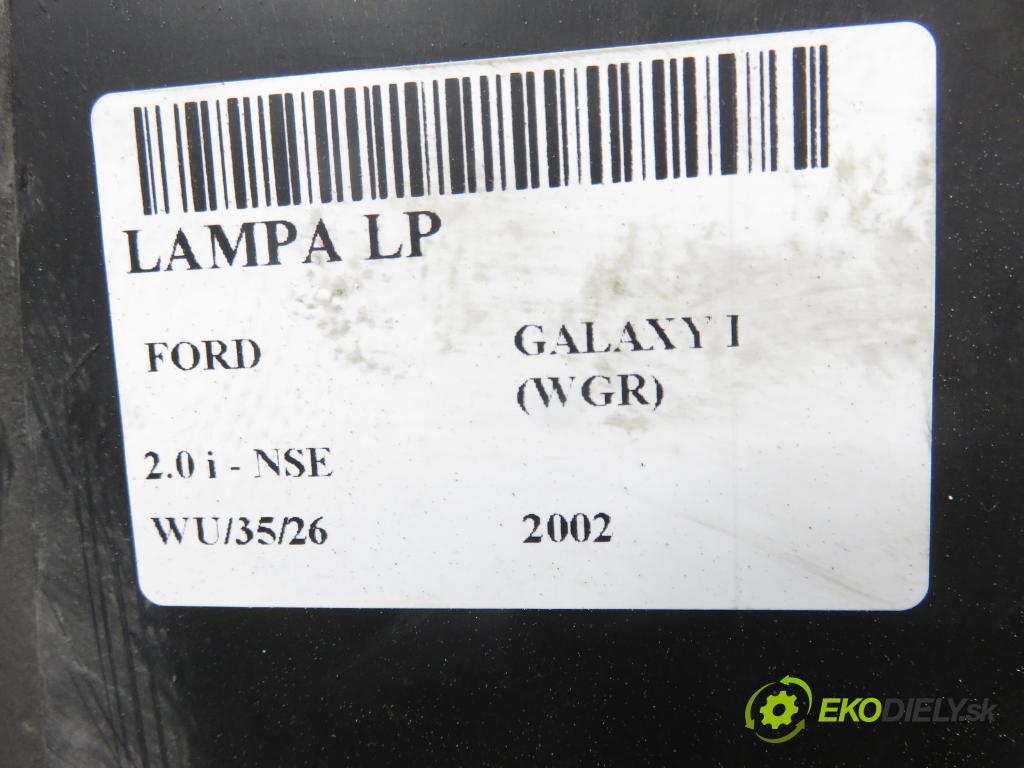 FORD GALAXY (WGR) MINIVAN 2002 85,00 2.0 i DOHC 116 - NSE 1998,00 světlo LP 7M5941015L ; YM2113005EH