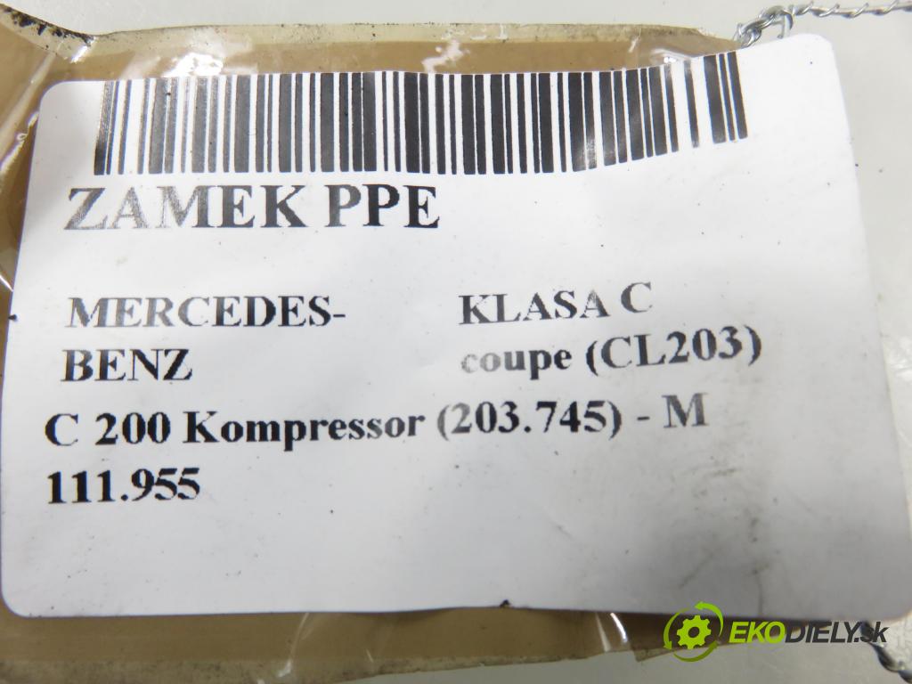 MERCEDES-BENZ KLASA C coupe (CL203) COUPE 2001 120,00 C 200 Kompressor (203.745) - M 111.955 1998,00 zámok 2037200835