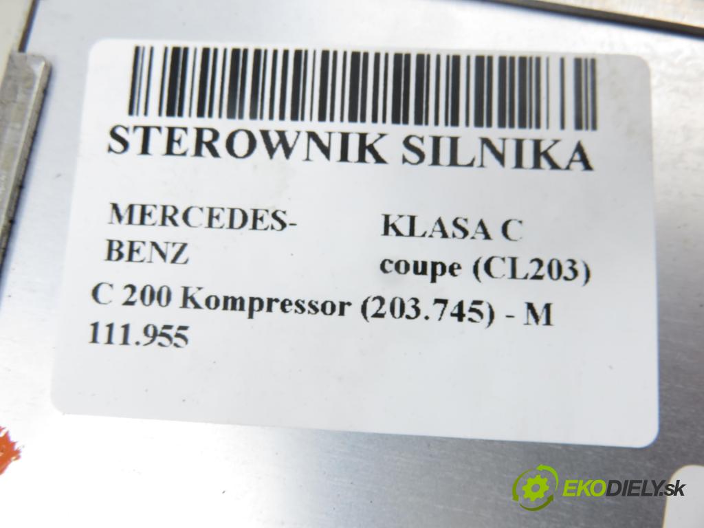 MERCEDES-BENZ KLASA C coupe (CL203) COUPE 2001 120,00 C 200 Kompressor (203.745) - M 111.955 1998,00 řídící jednotka motora A1111532679
