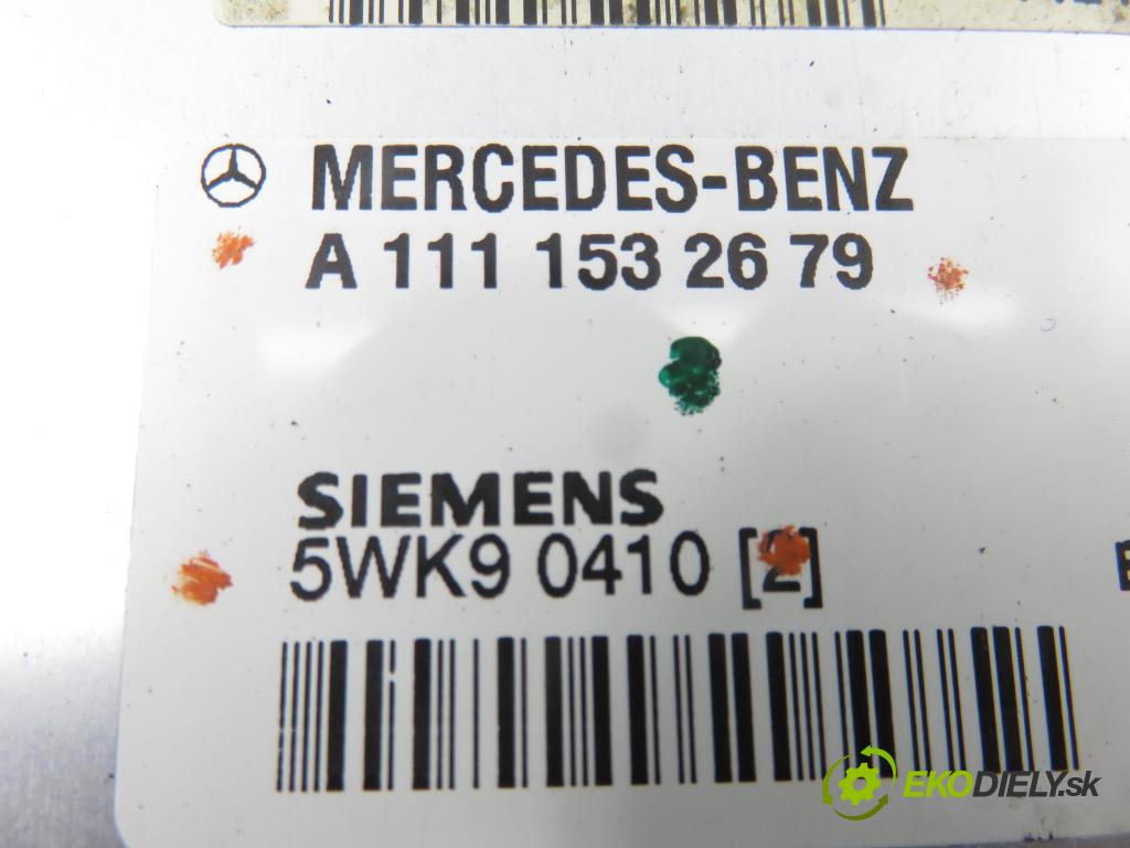MERCEDES-BENZ KLASA C coupe (CL203) COUPE 2001 120,00 C 200 Kompressor (203.745) - M 111.955 1998,00 Riadiaca jednotka Motor A1111532679
