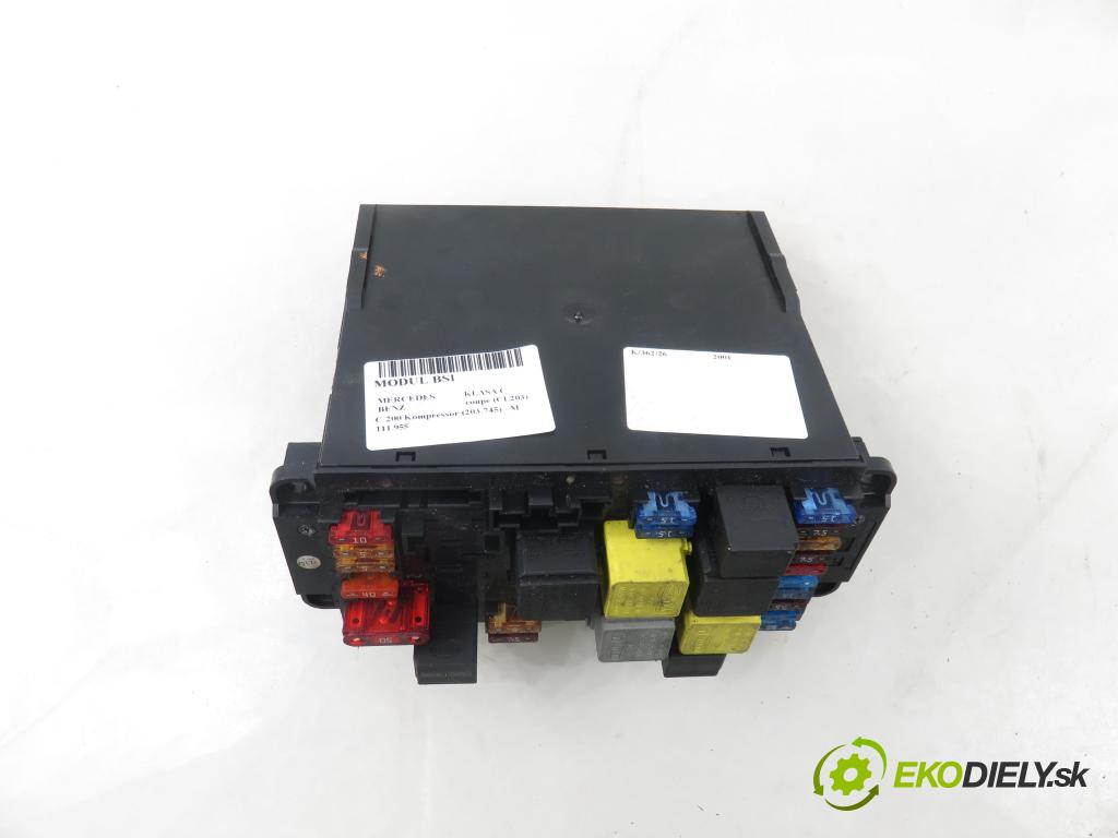 MERCEDES-BENZ KLASA C coupe (CL203) COUPE 2001 120,00 C 200 Kompressor (203.745) - M 111.955 1998,00 MODUL BSI 0025459301