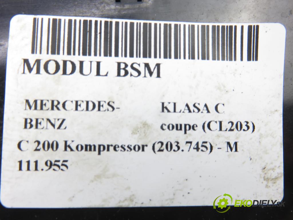 MERCEDES-BENZ KLASA C coupe (CL203) COUPE 2001 120,00 C 200 Kompressor (203.745) - M 111.955 1998,00 MODUL BSM 2035450701 ; 5DK00797420