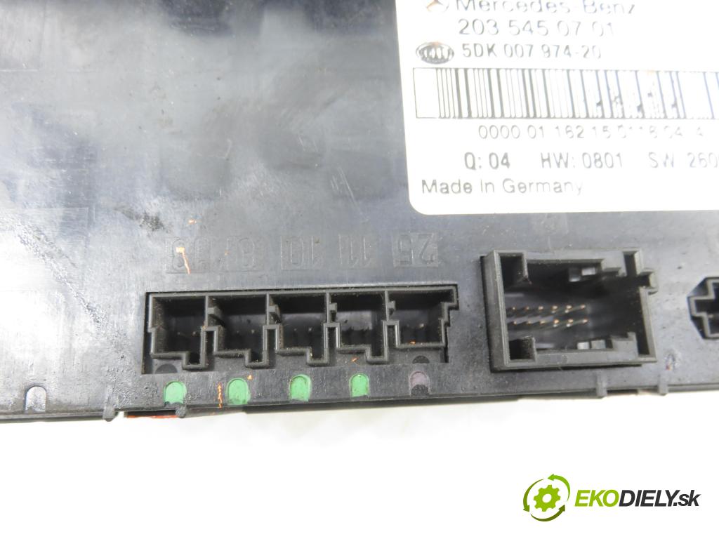 MERCEDES-BENZ KLASA C coupe (CL203) COUPE 2001 120,00 C 200 Kompressor (203.745) - M 111.955 1998,00 MODUL BSM 2035450701 ; 5DK00797420