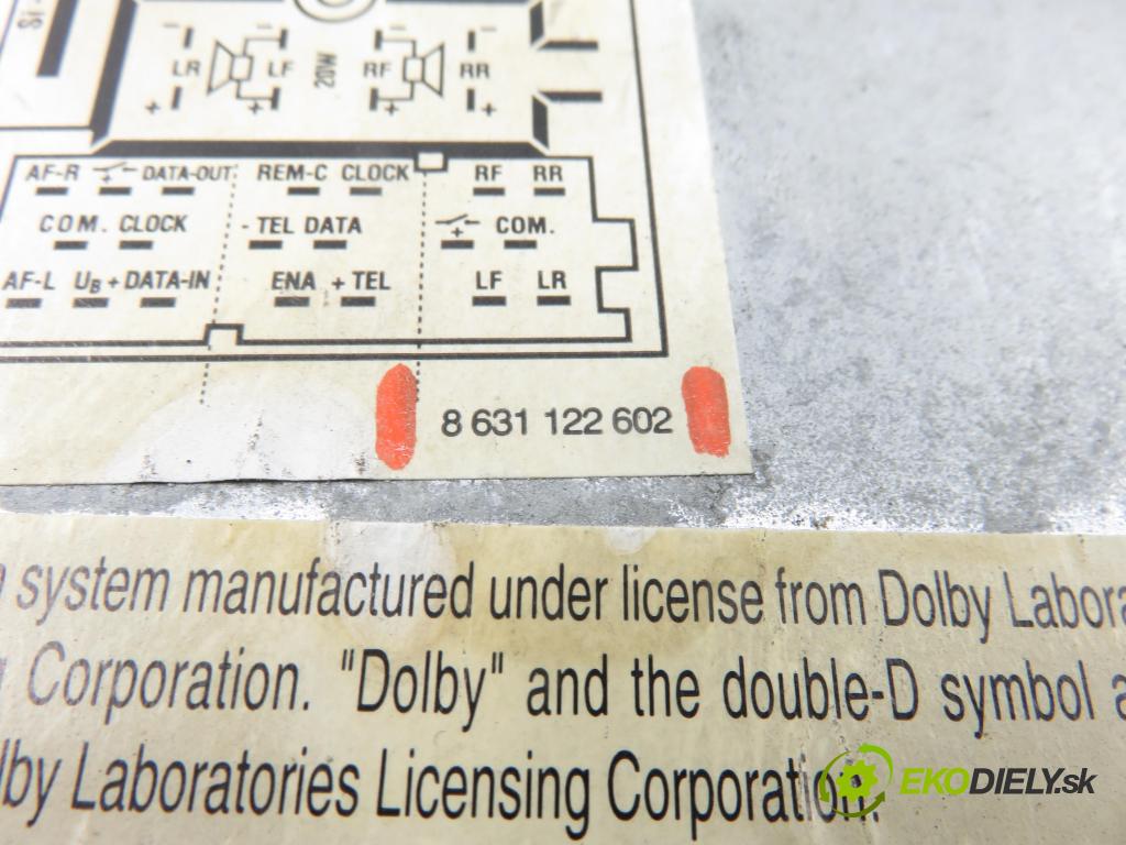 VW PASSAT B5.5 Variant (3B6) KOMBI 2002 96,00 1.9 TDI PD 130 - AVF 1896,00 RADIO Modul 8631122602