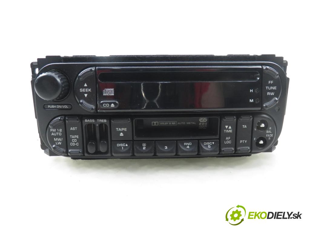 CHRYSLER PT CRUISER (PT_) MINIVAN 2001 104,00 2 - ECC 1996,00 RADIO CD Modul P04858543AFA
