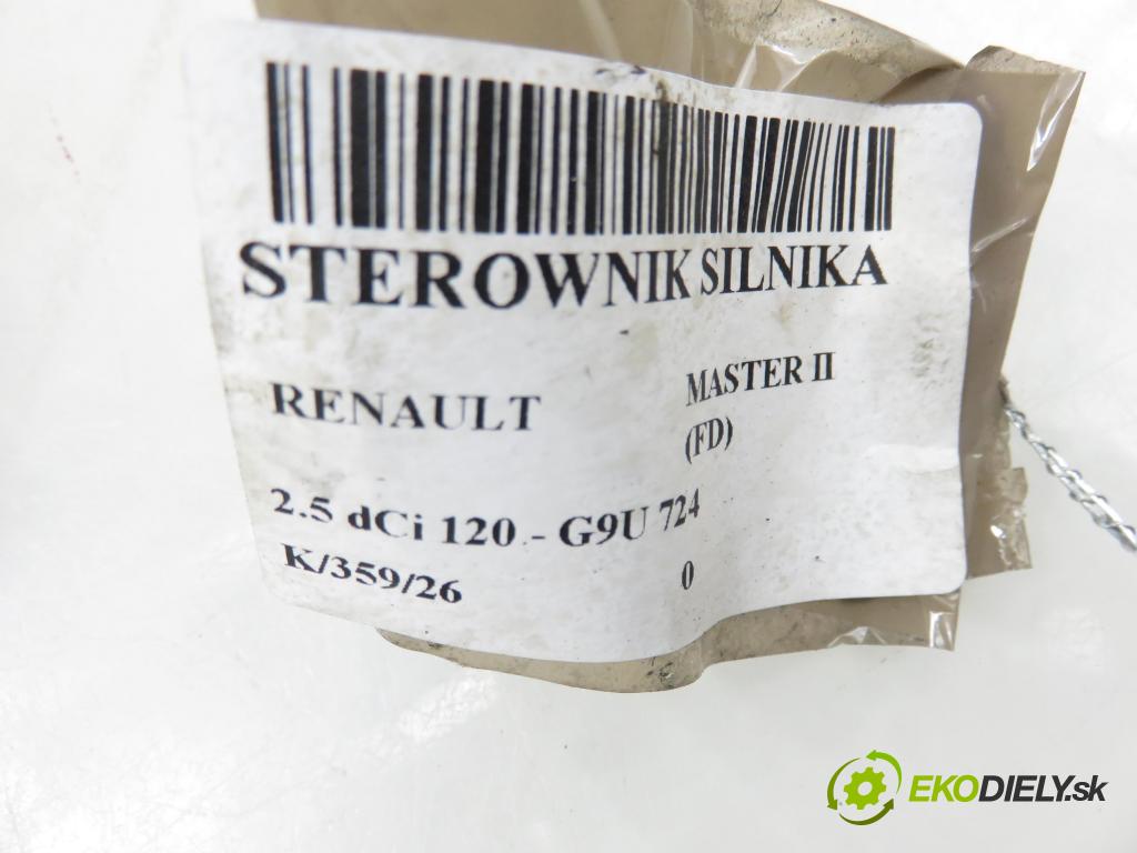 RENAULT MASTER II Skrzynia (FD) FURGON 2004 84,00 2.5 dCi 120 - G9U 724 2464,00 Riadiaca jednotka Motor 0281011940 ; 8200311550 ; 8200442263