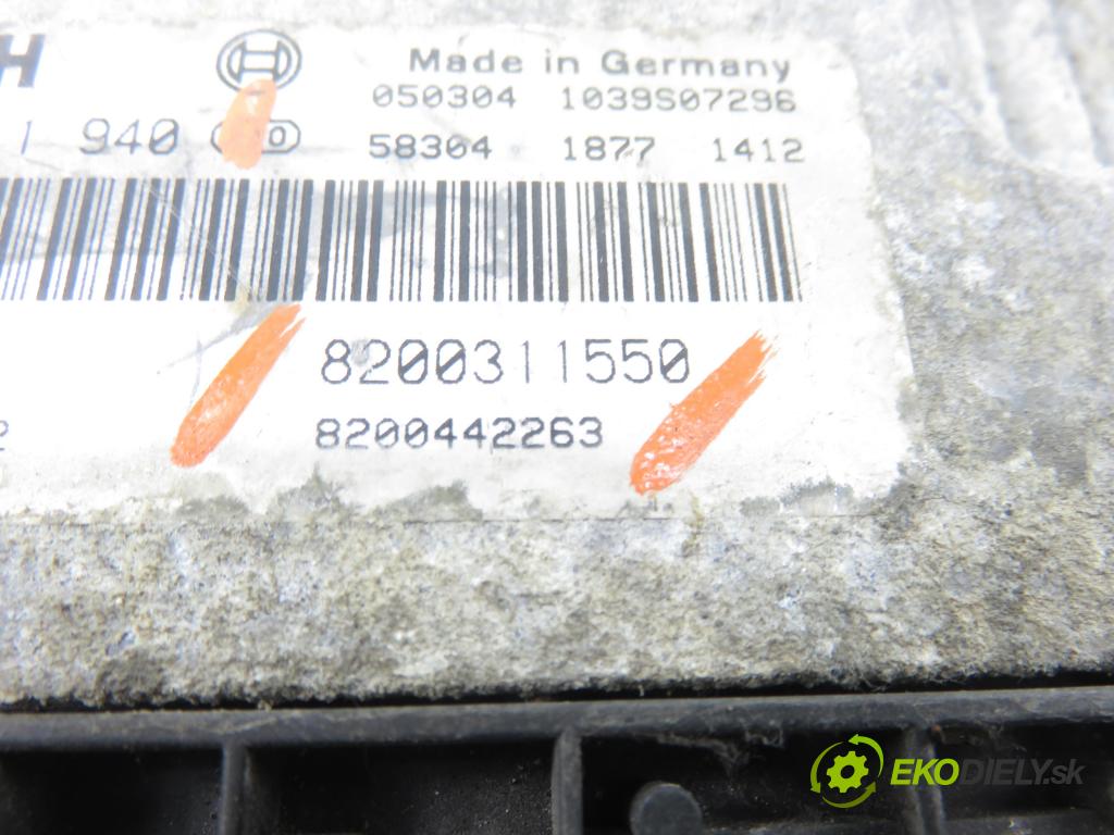 RENAULT MASTER II Skrzynia (FD) FURGON 2004 84,00 2.5 dCi 120 - G9U 724 2464,00 Riadiaca jednotka Motor 0281011940 ; 8200311550 ; 8200442263