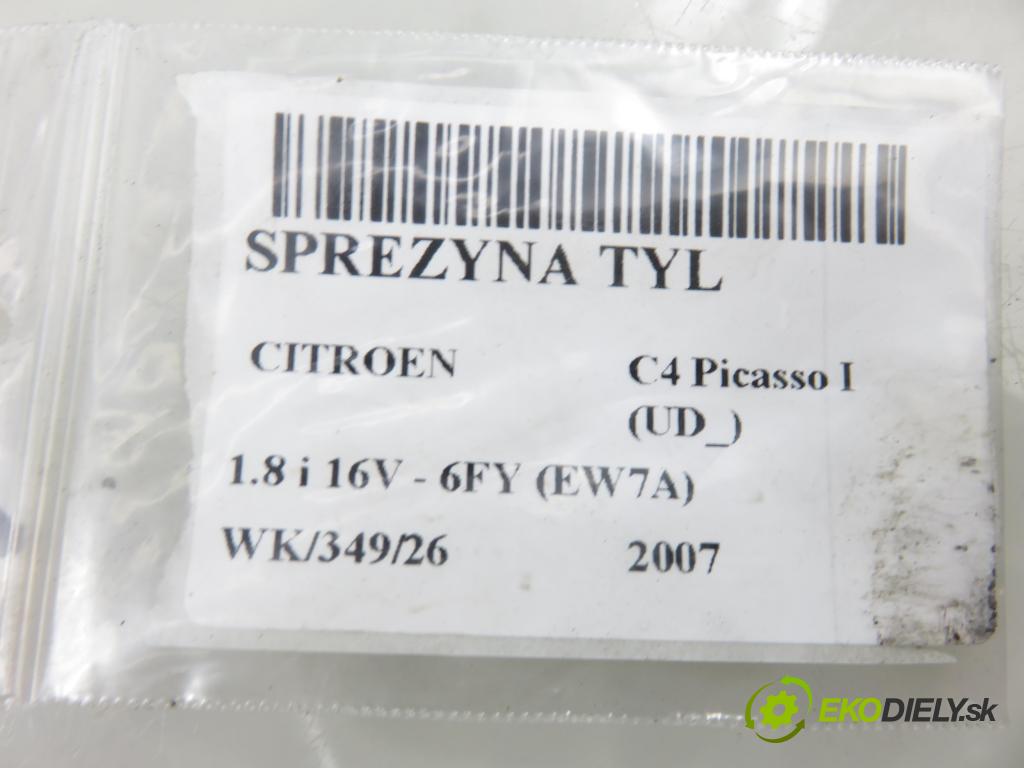 CITROEN C4 Picasso I (UD_) MINIVAN 2007 92,00 1.8 i 16V - 6FY (EW7A) 1749,00 Pružina ZADNÍ: 