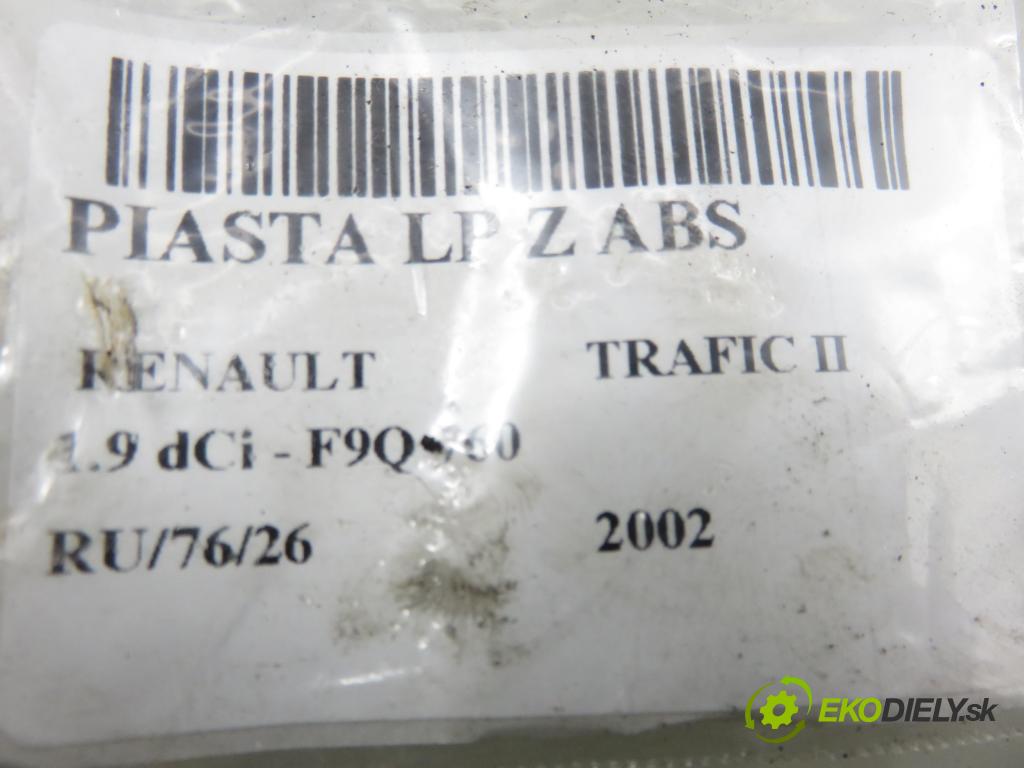 RENAULT TRAFIC II Skrzynia (FL) FURGON 2002 74,00 1.9 dCi - F9Q 760 1870,00 náboj LP ABS 