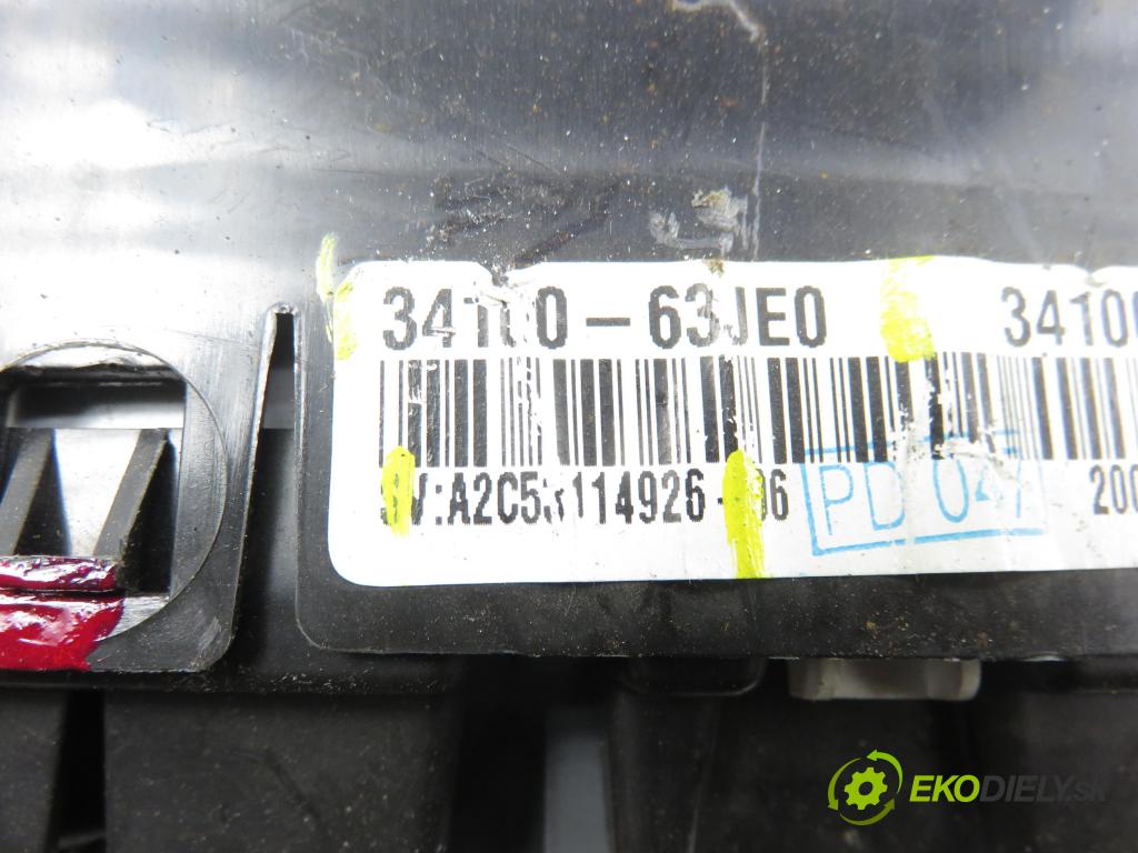 SUZUKI SWIFT III (MZ, EZ) HB 2006 68,00 1.3 4x4 (RS 413) - M13A 1328,00 Prístrojovka elektrický 3410063JE0 ; 3410063JE ; A2C53114926