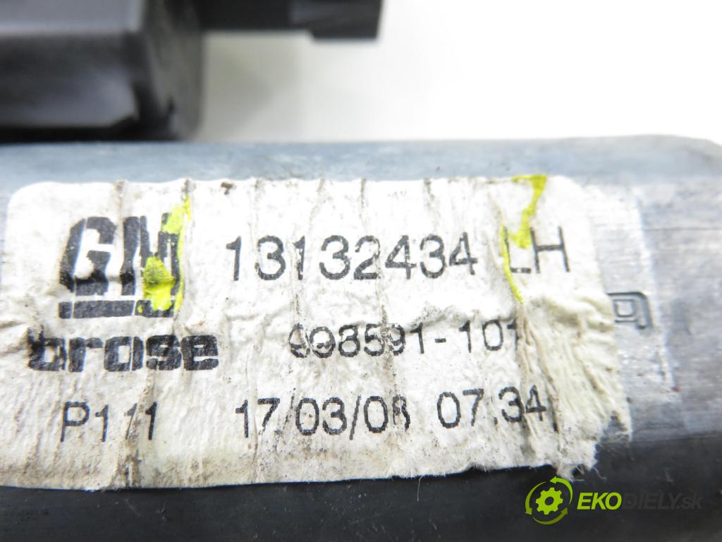 OPEL ZAFIRA B (A05) MINIVAN 2008 92,00 1.7 CDTI - A 17 DTR 1686,00 Mechanizmus okien 13132220 ; 13132434