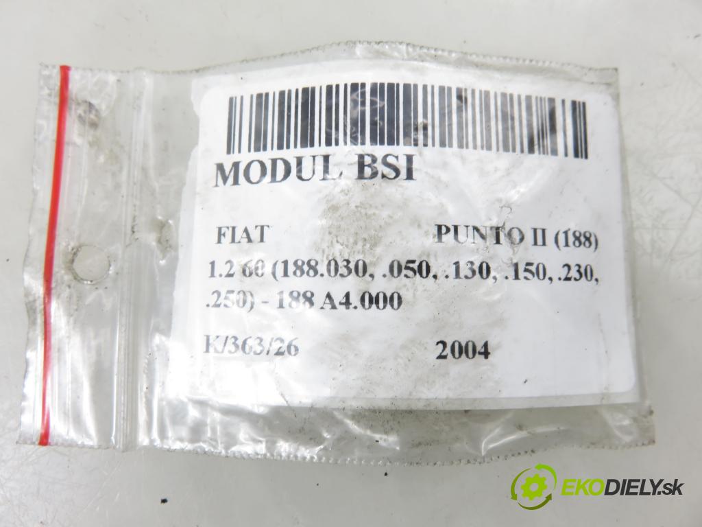 FIAT PUNTO (188_) HB 2004 44,00 1.2 60 - 188 A4.000 1242,00 MODUL BSI 51735169