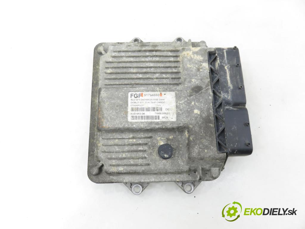 FIAT DOBLO nadwozie wielkoprzestrzenne (MPV) (119_, 223_) KOMBIVAN 2006 55,00 1.3 JTD - 199 A2.000 1248,00 Riadiaca jednotka Motor 51784560