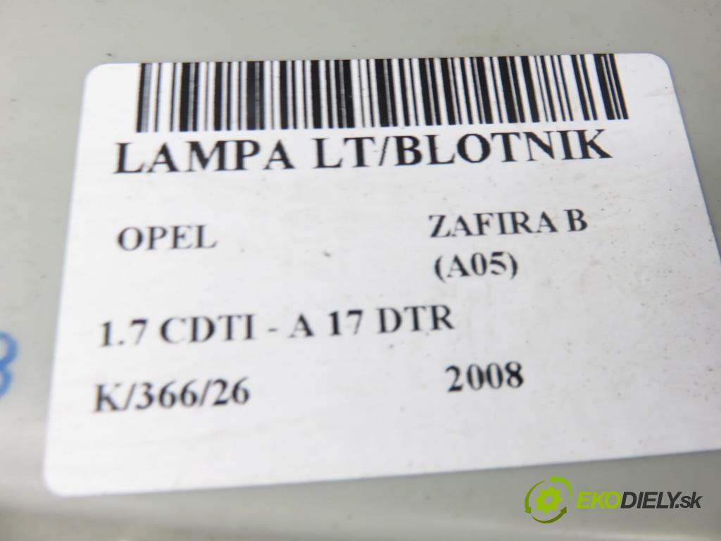 OPEL ZAFIRA B (A05) MINIVAN 2008 92,00 1.7 CDTI - A 17 DTR 1686,00 světlo levé zadní 