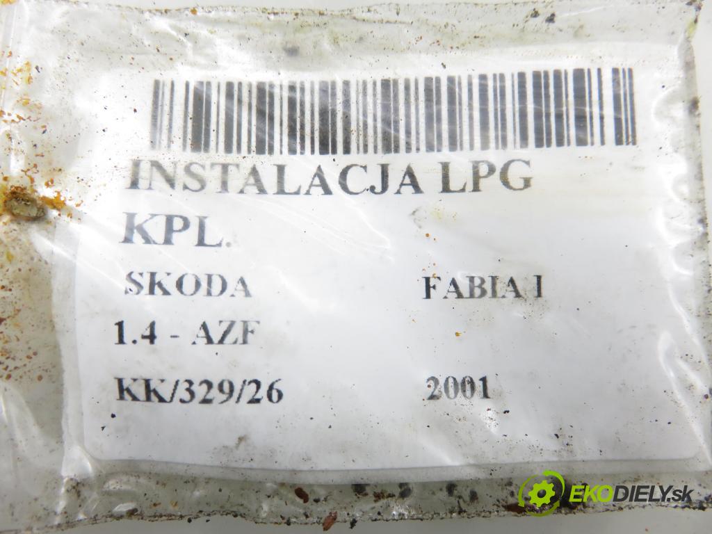 SKODA FABIA I (6Y2) HB 2001 44,00 1.4 - AZF 1397,00 LPG komplentny 67R014903 ; 67R010973 ; 67R016865