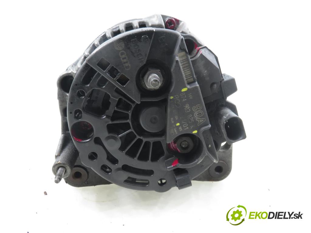 VW LT 28-46 II Skrzynia (2DA, 2DD, 2DH) FURGON 2002 80,00 2.5 TDI - ANJ 2461,00 Alternátor 074903025K ; 0124325004 (Alternátor)