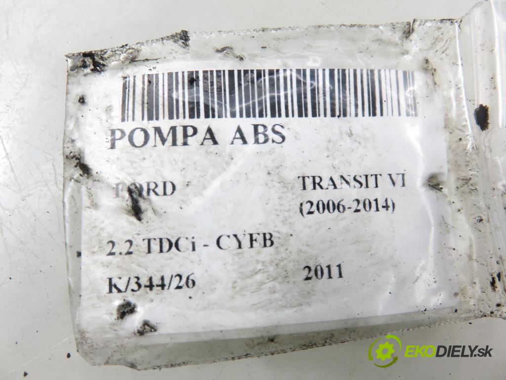 FORD TRANSIT Furgon (FA_ _) FURGON 2011 92,00 2.2 TDCi - CYFB 2198,00 pumpa ABS 0265951610 ; CC112C405BA ; 0265251564 (Pumpa ABS)