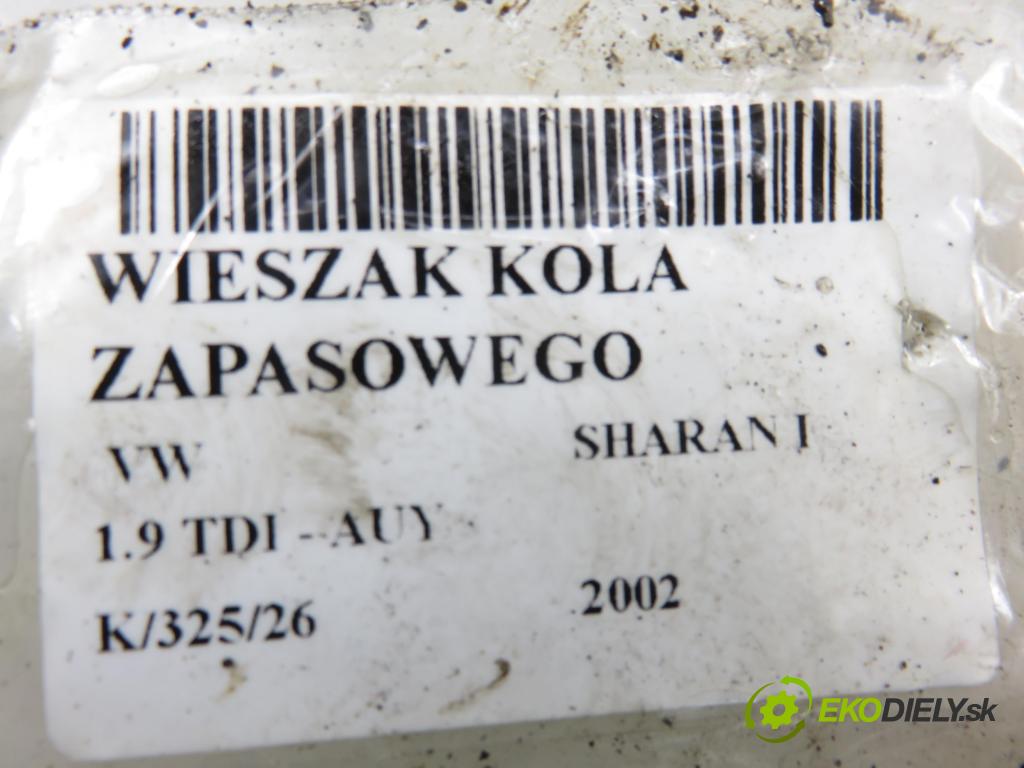 VW SHARAN (7M8, 7M9, 7M6) HB 2002 85,00 1.9 TDI PD 115 - AUY 1896,00 Vešiak: KOLA: ZÁLOHOVANIE: 