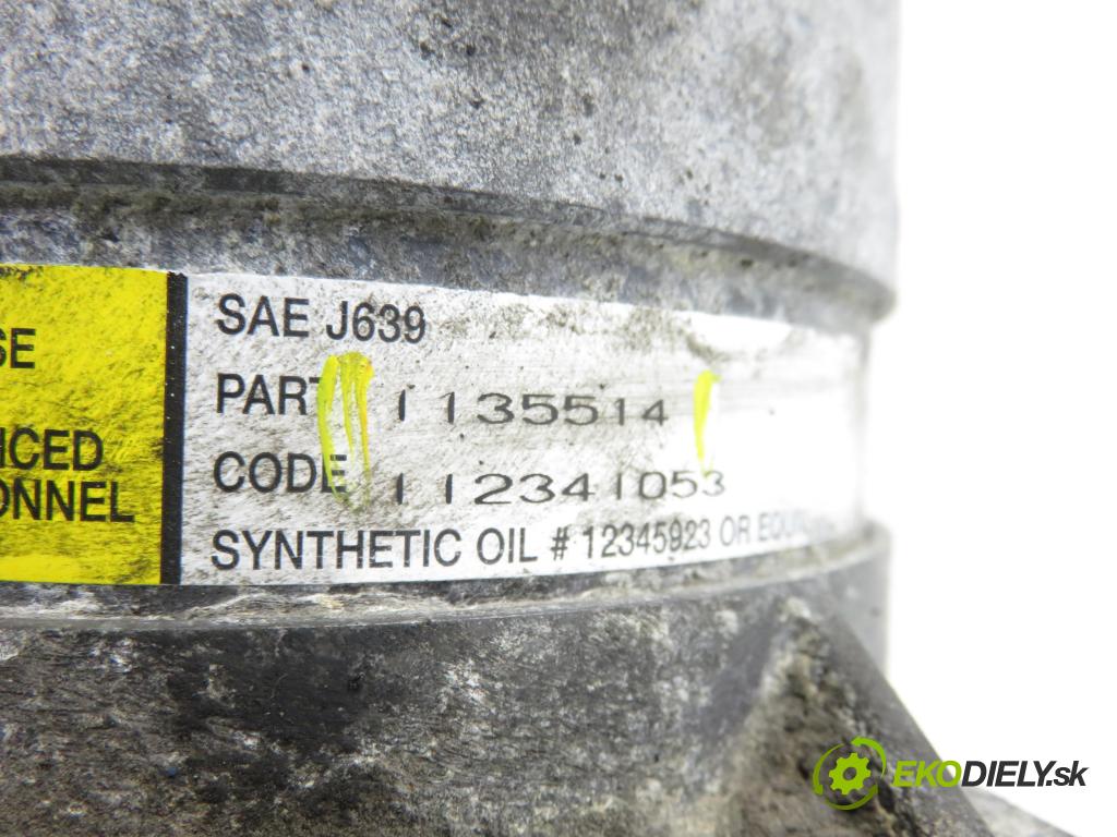 RENAULT MASTER II Skrzynia (FD) FURGON 2004 84,00 2.5 dCi 120 - G9U 724 2464,00 KOMPRESOR: klimatizácie 8200200671 ; 1135514 (Kompresor klimatizácie)