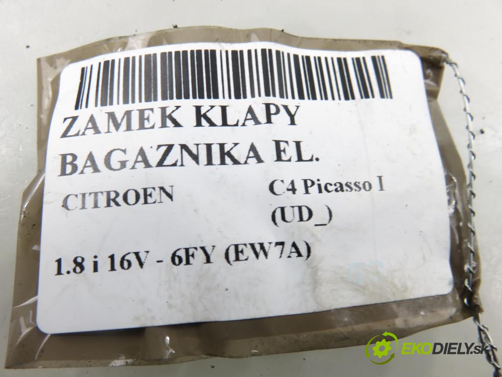 CITROEN C4 Picasso I (UD_) MINIVAN 2007 92,00 1.8 i 16V - 6FY (EW7A) 1749,00 zámok dverí kufor EL. 9660403980