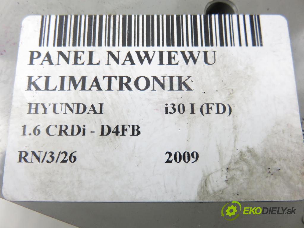 HYUNDAI i30 (FD) HB 2009 66,00 1.6 CRDi 1582,00 Panel kúrenia KLIMATRONIK 972502L170