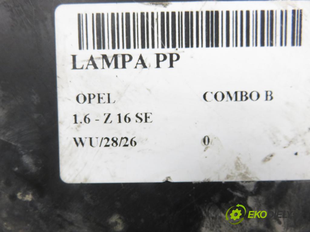 OPEL COMBO C KOMBIVAN 2003 62,00 1.6 8V 84 - Z 16 SE 1598,00 Svetlo PP 13115007