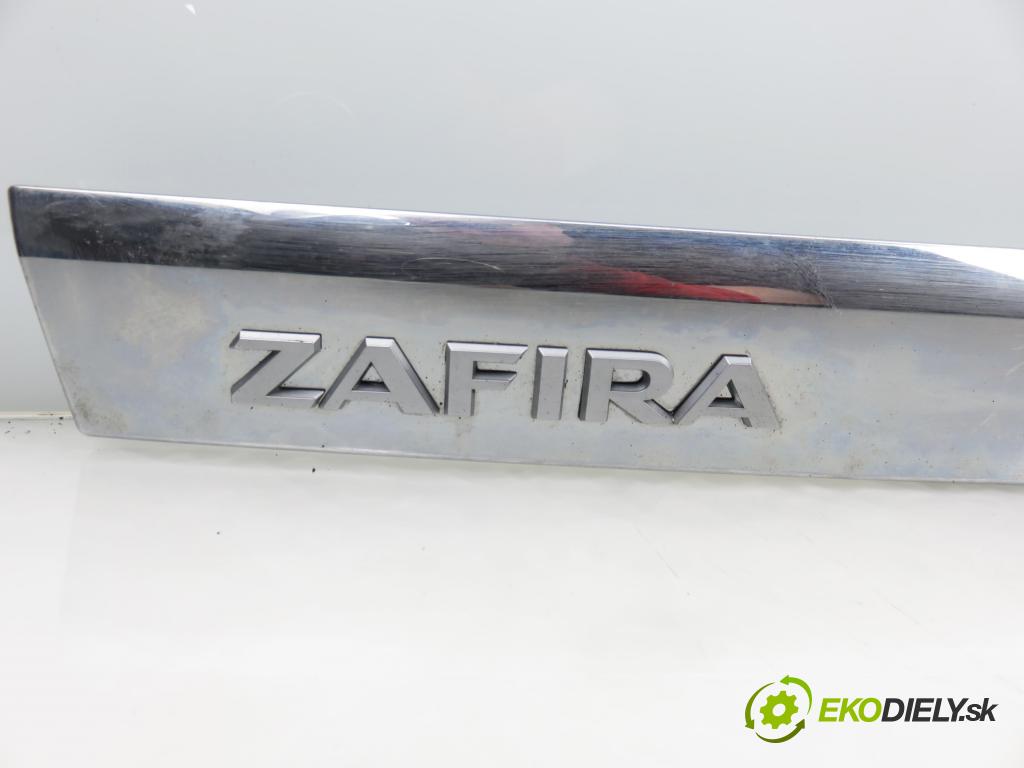 OPEL ZAFIRA B (A05) MINIVAN 2008 92,00 1.7 CDTI - A 17 DTR 1686,00 Zadné čelo dverí kufor 13266474