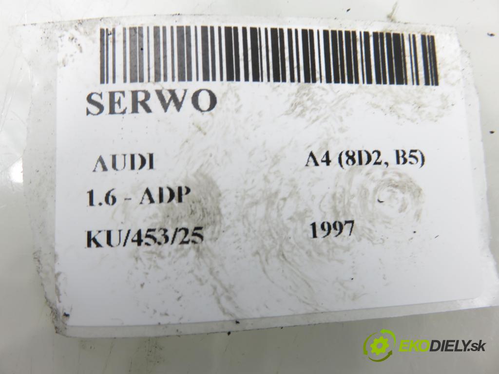 AUDI A4 (8D2, B5) SEDAN 1997 74,00 1.6 8V 100 - ADP 1595,00 Posilovač 8D0612105F (Servočerpadlo)
