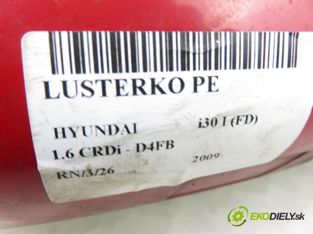 HYUNDAI i30 (FD) HB 2009 66,00 1.6 CRDi 1582,00 Spätné zrkadlo 876202R400