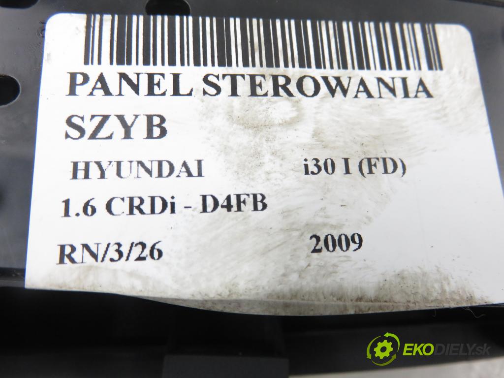 HYUNDAI i30 (FD) HB 2009 66,00 1.6 CRDi 1582,00 Panel ovládania okien 935702L010