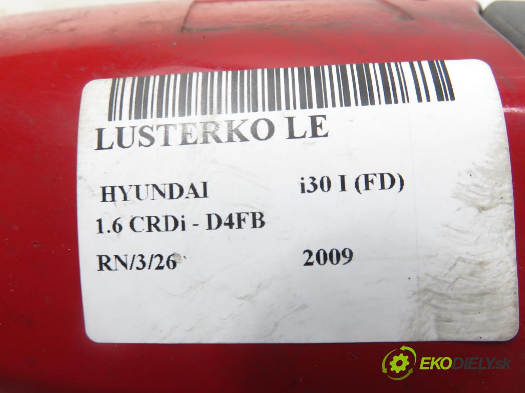 HYUNDAI i30 (FD) HB 2009 66,00 1.6 CRDi 1582,00 Spätné zrkadlo LE 876102R100