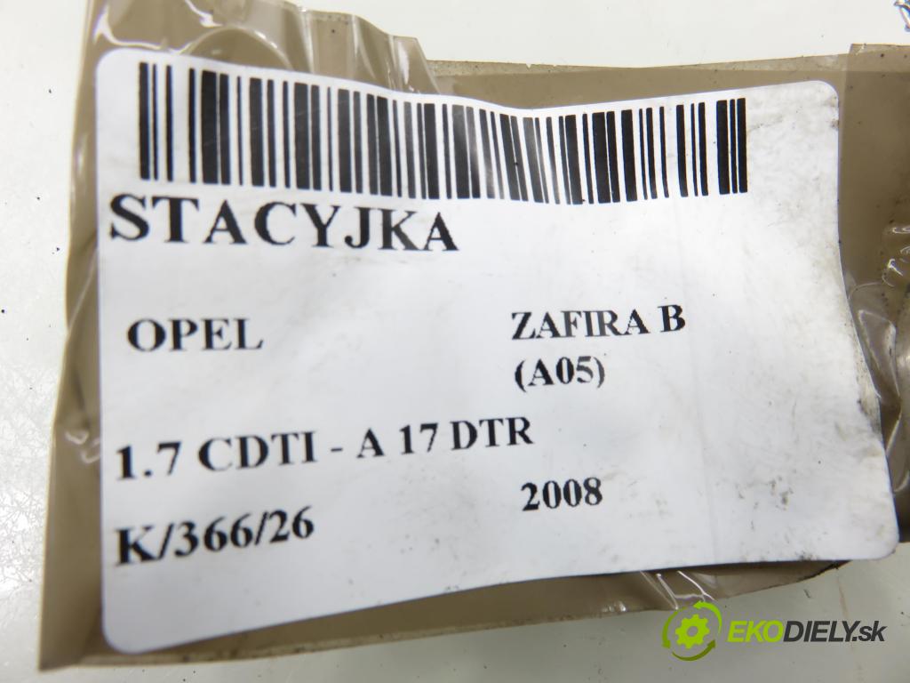 OPEL ZAFIRA B (A05) MINIVAN 2008 92,00 1.7 CDTI - A 17 DTR 1686,00 spínačka N0501882 (Spínací skříňka)