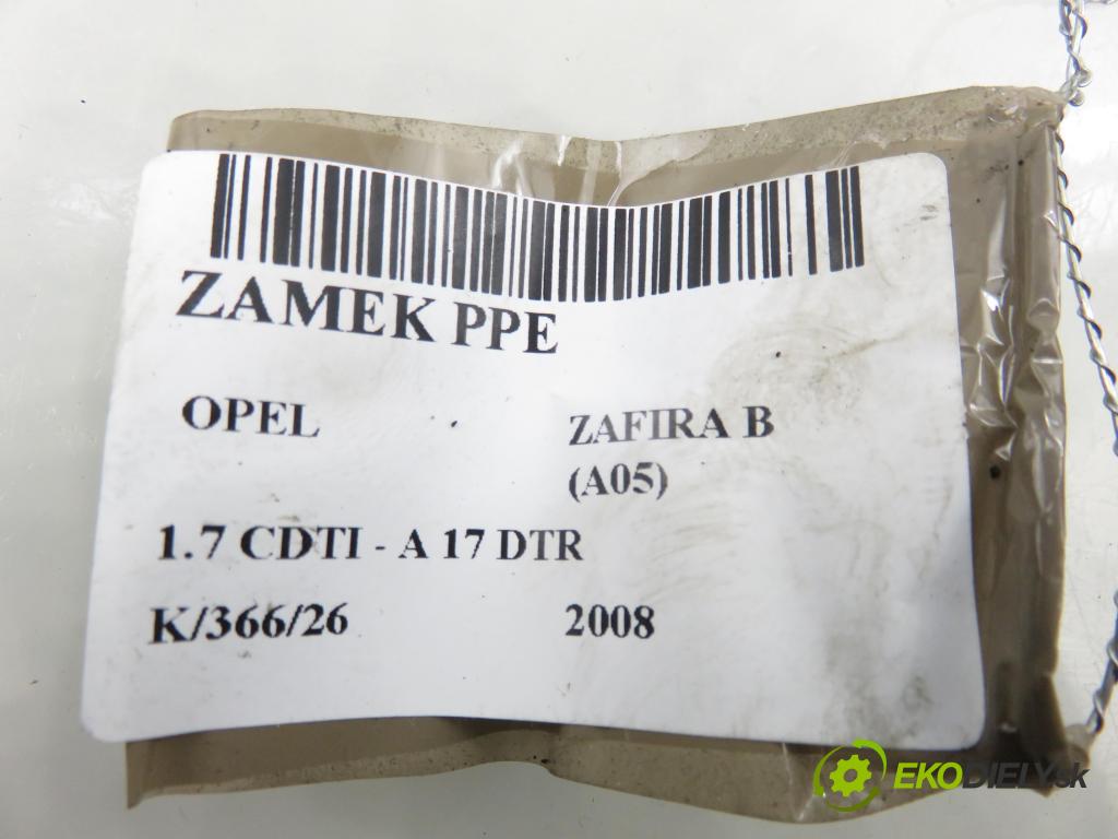 OPEL ZAFIRA B (A05) MINIVAN 2008 92,00 1.7 CDTI - A 17 DTR 1686,00 zámok 13210749