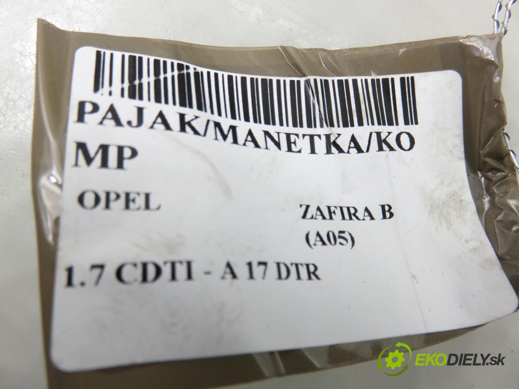 OPEL ZAFIRA B (A05) MINIVAN 2008 92,00 1.7 CDTI - A 17 DTR 1686,00 PAKA/ŘAZENÍ/SADA: 13276153KE