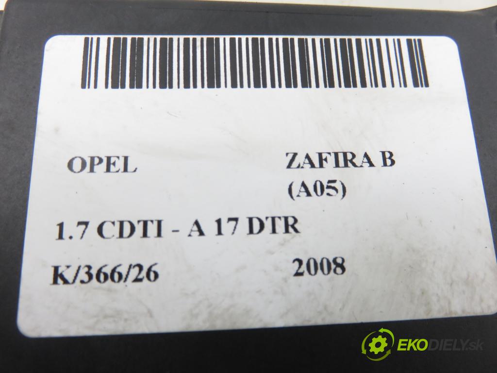OPEL ZAFIRA B (A05) MINIVAN 2008 92,00 1.7 CDTI - A 17 DTR 1686,00 MODUL 13286414
